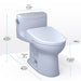 TOTO Supreme II Washlet+ S7A One-Piece 1.28 GPF with measurements of width, height, seat height, rough-in, and length.