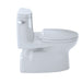 Alt Tag: TOTO Carlyle II One-Piece Toilet, 1.28 GPF, side view showcasing sleek design and efficient water usage.