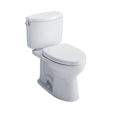 TOTO Drake II two-piece elongated toilet in Sedona Beige, elegant and efficient bathroom fixture for modern homes.