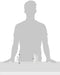 TOTO Travel Washlet - Silhouette of a person next to a travel washlet with dimensions indicated