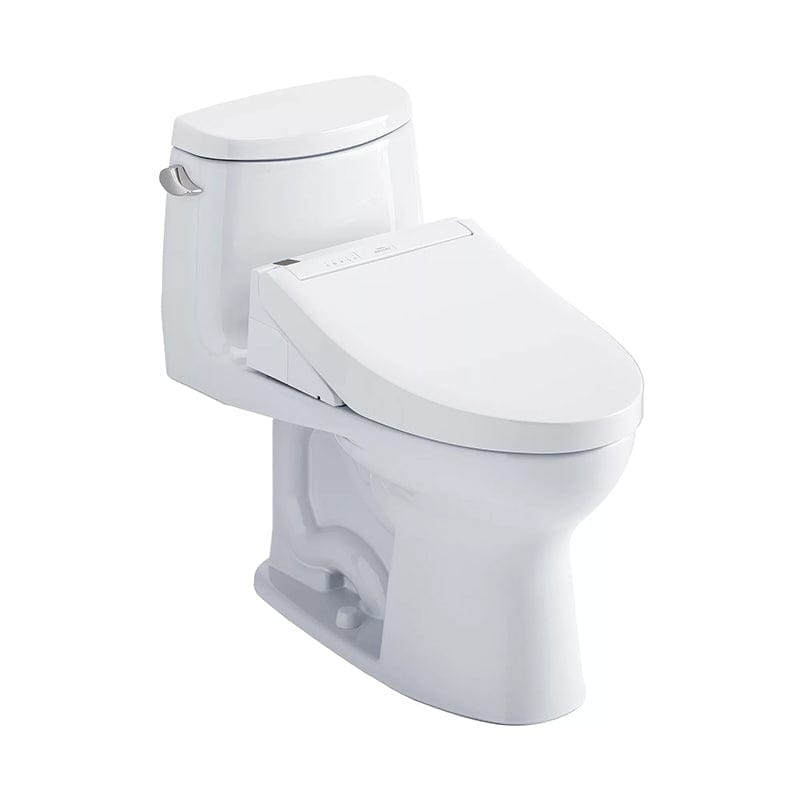 TOTO UltraMax II Washlet+ C5 one-piece bidet toilet combo with 1.28 GPF in white