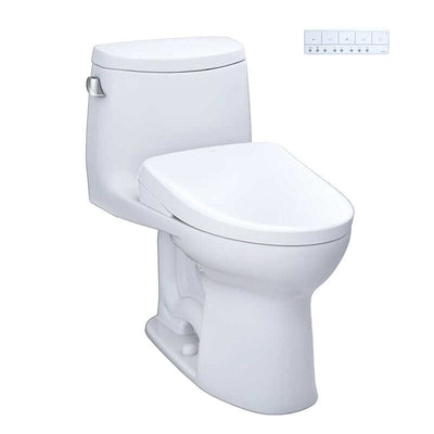 TOTO UltraMax II Washlet+ S7 One Piece - main image of a white toilet on a white background
