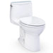 TOTO Ultramax One-Piece Toilet - 1.28 GPF - White toilet on a white background