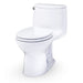 TOTO Ultramax One-Piece Round Toilet - 1.28 GPF - White toilet on a white background