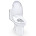 TOTO Ultramax WASHLET+ One-Piece Toilet - 1.28 GPF - Open lid