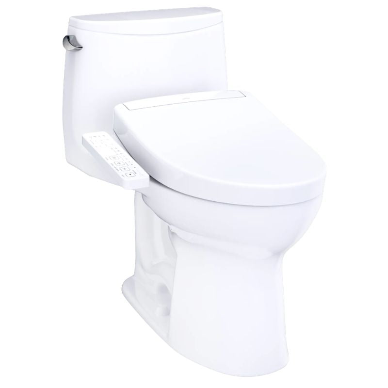 TOTO Ultramax WASHLET+ S2 One-Piece Toilet - 1.28 GPF - on a white background