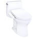TOTO Ultramax WASHLET+ S2 One-Piece Toilet - 1.28 GPF - on a white background