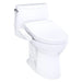 TOTO Ultramax WASHLET+ S2 One-Piece Toilet - 1.6 GPF - White toilet with bidet side panel on a white background