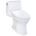 TOTO Ultramax WASHLET+S7 One-Piece Toilet - White toilet on a white background