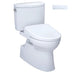 Alt Tag: TOTO Vespin II Washlet+ S7A two-piece toilet with 1.28 GPF, features sleek design and remote, enhancing bathroom convenience.