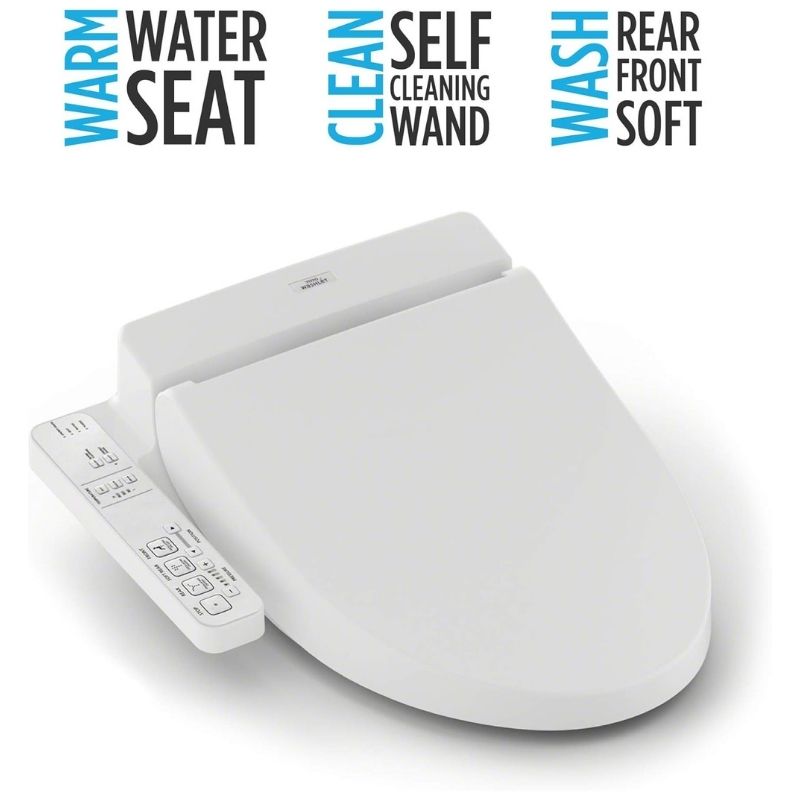 TOTO WASHLET® A100 - Elongated Bidet Seat - Key features
