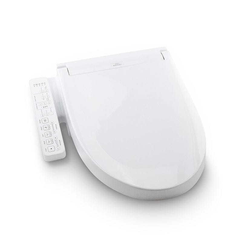 TOTO Washlet C2 Bidet Toilet Seat with remote control on white background