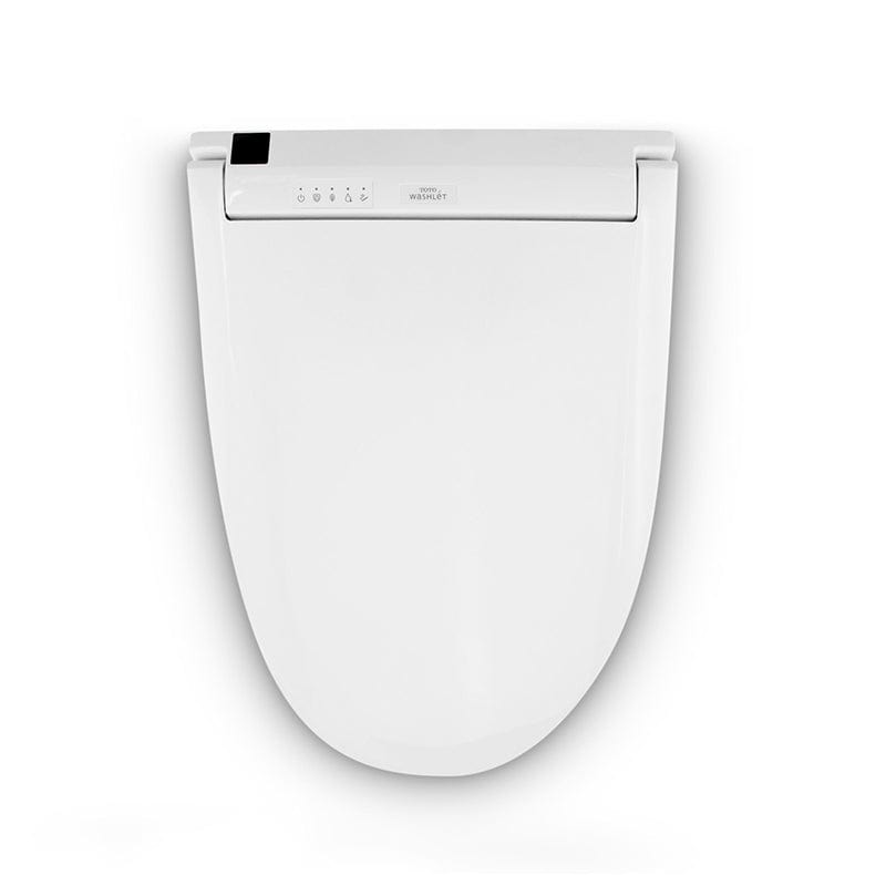 TOTO Washlet C5 bidet toilet seat with advanced features and sleek design, top view.