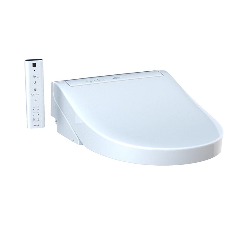 TOTO Washlet C5 Bidet Toilet Seat with remote, modern design.