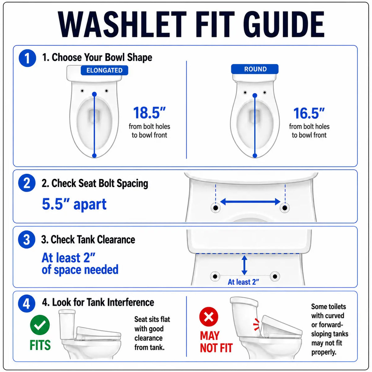 TOTO Washlet S7A Bidet Seat dimensions