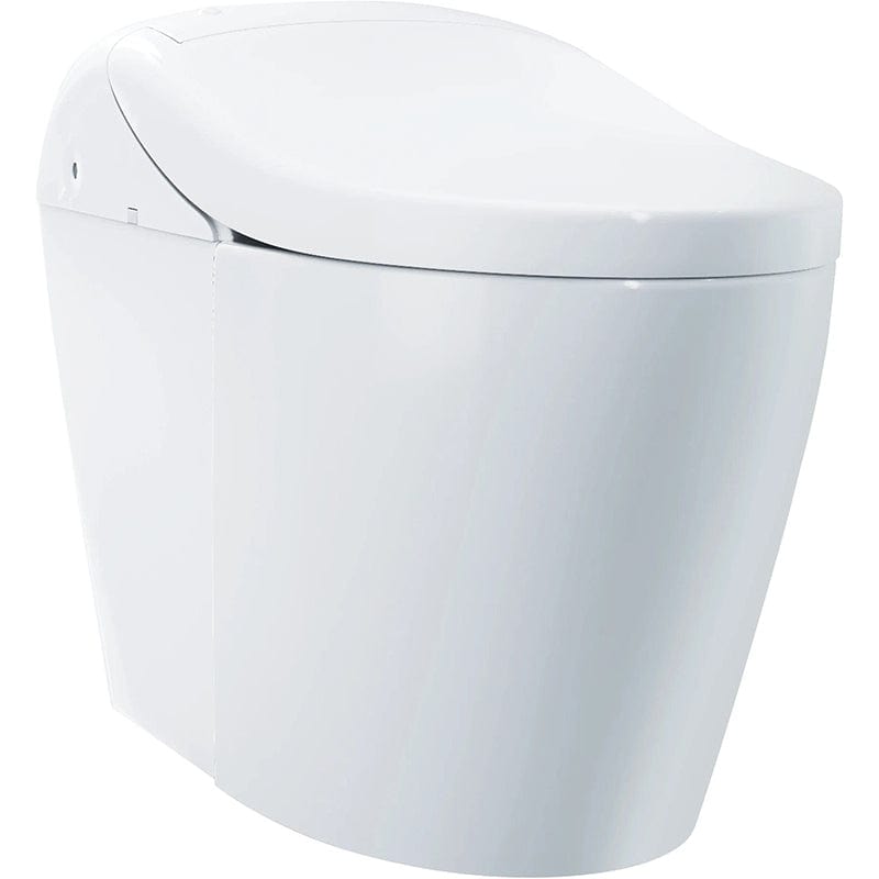 TOTO Washlet G5A Smart Bidet Toilet with 1.2 and 1.0 GPF efficiency, modern design.