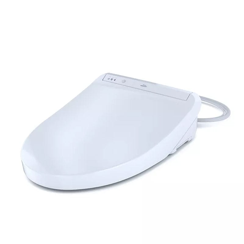 TOTO Washlet K300 elongated bidet toilet seat in white.