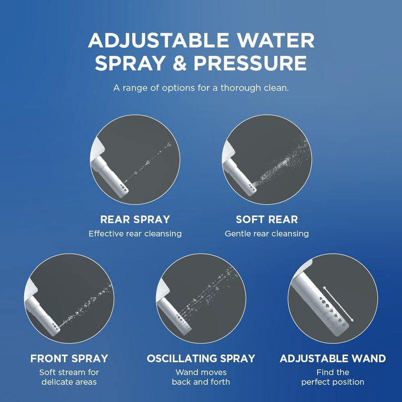 TOTO WASHLET KS5 Round Bidet Seat - adjustable water spray