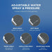 TOTO WASHLET KS5 Round Bidet Seat - adjustable water spray