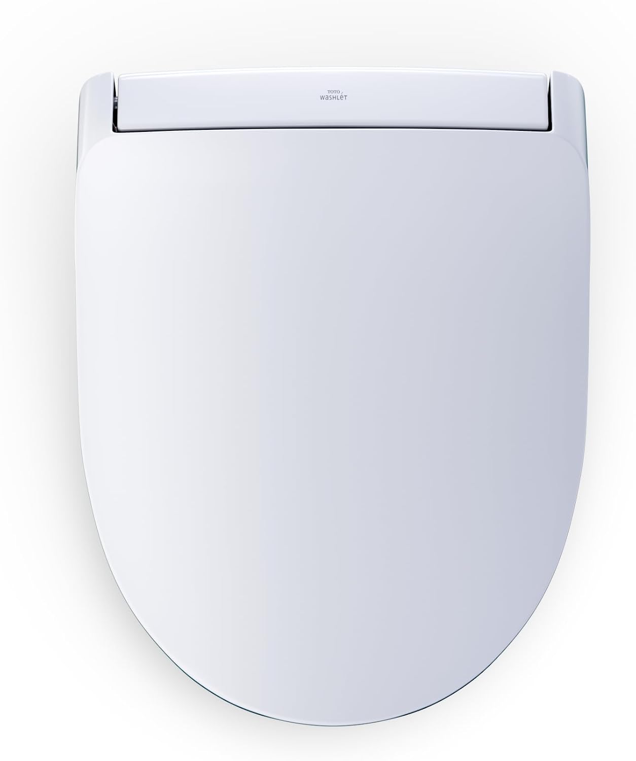 TOTO WASHLET KS5 Round Bidet Seat - top view on a white background