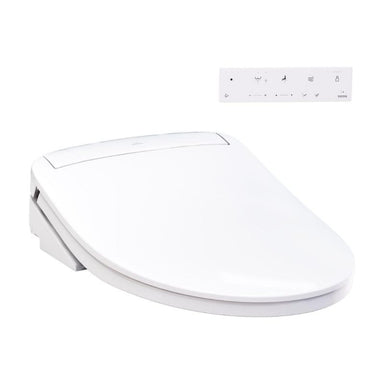 TOTO WASHLET® KS6 Elongated Bidet Toilet Seat - Side angle on a white background