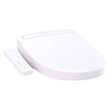 TOTO WASHLET S2 Bidet Seat with EWATER+ wand, PREMIST, adjustable spray, heated seat, air dryer, nightlight, and deodorizer.