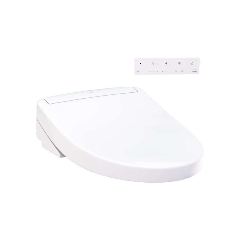 TOTO WASHLET S5 Elongated Bidet Seat - main image of elongated seat on a white background
