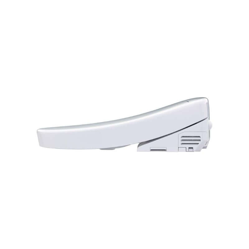TOTO WASHLET S5 Bidet Seat - side view of round bidet seat on a white background