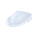 TOTO Washlet S500E elongated bidet toilet seat in white.