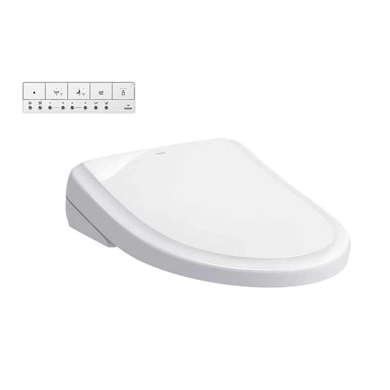 TOTO Washlet S7 Bidet Toilet Seat - Classic elongated corner view