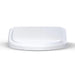 TOTO Washlet S7 Bidet Toilet Seat in white, top view of closed lid.