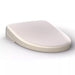 TOTO Washlet S7A Bidet Toilet Seat, Elongated, Sedona Beige - Image of toilet seat lid