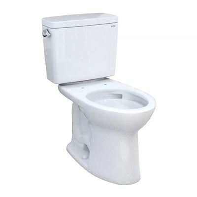 TOTO Drake Two Piece Toilet - White toilet on a white background