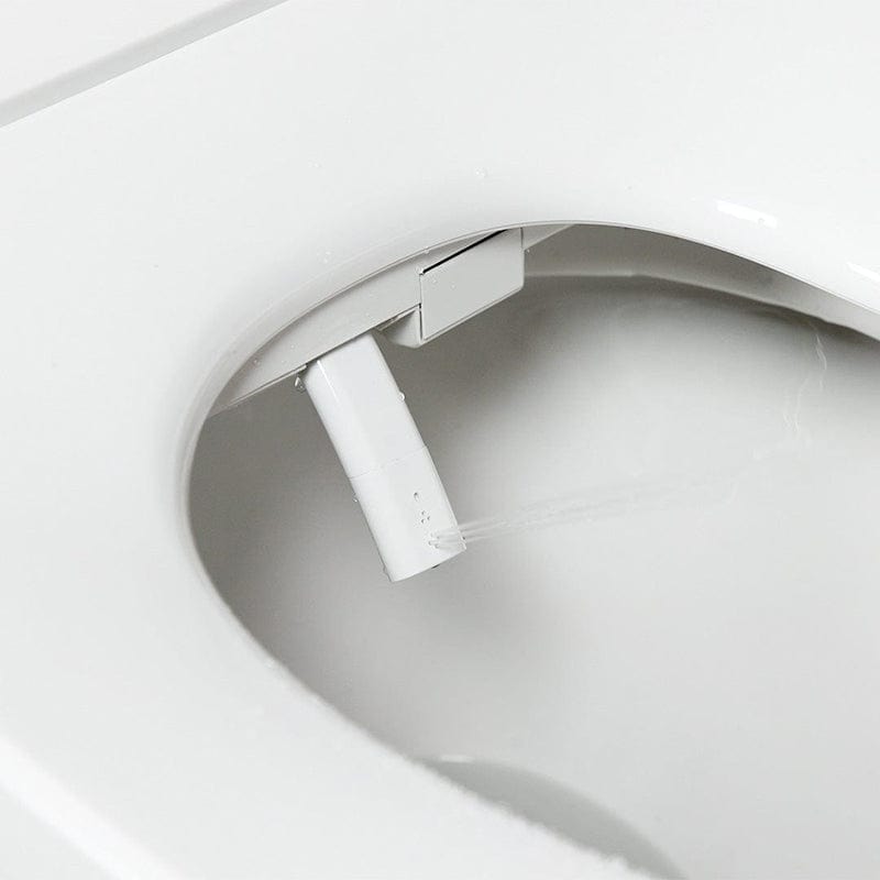 Ultra-NOVA Bidet Seat nozzle with enema wash feature, highlighting advanced hygiene and sleek design