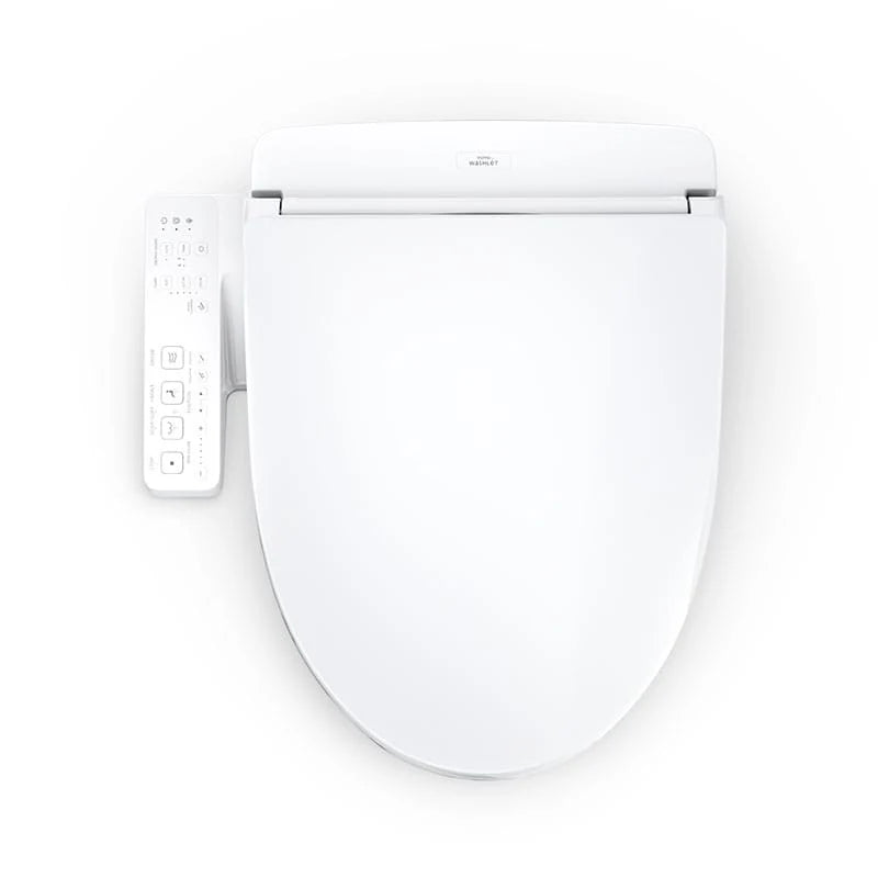 TOTO WASHLET S1 Bidet Seat - elongated top view