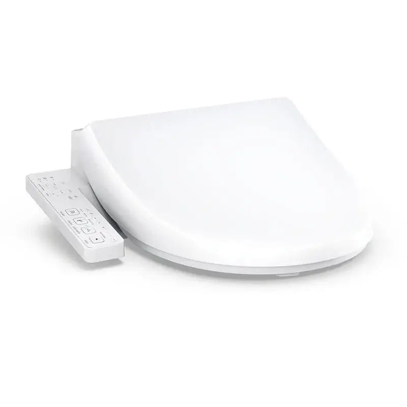 TOTO WASHLET S1 Bidet Seat - Round - corner view on a white background