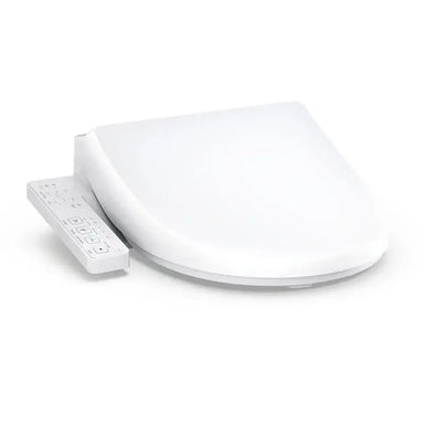 TOTO WASHLET S1 Bidet Seat - Round - corner view on a white background