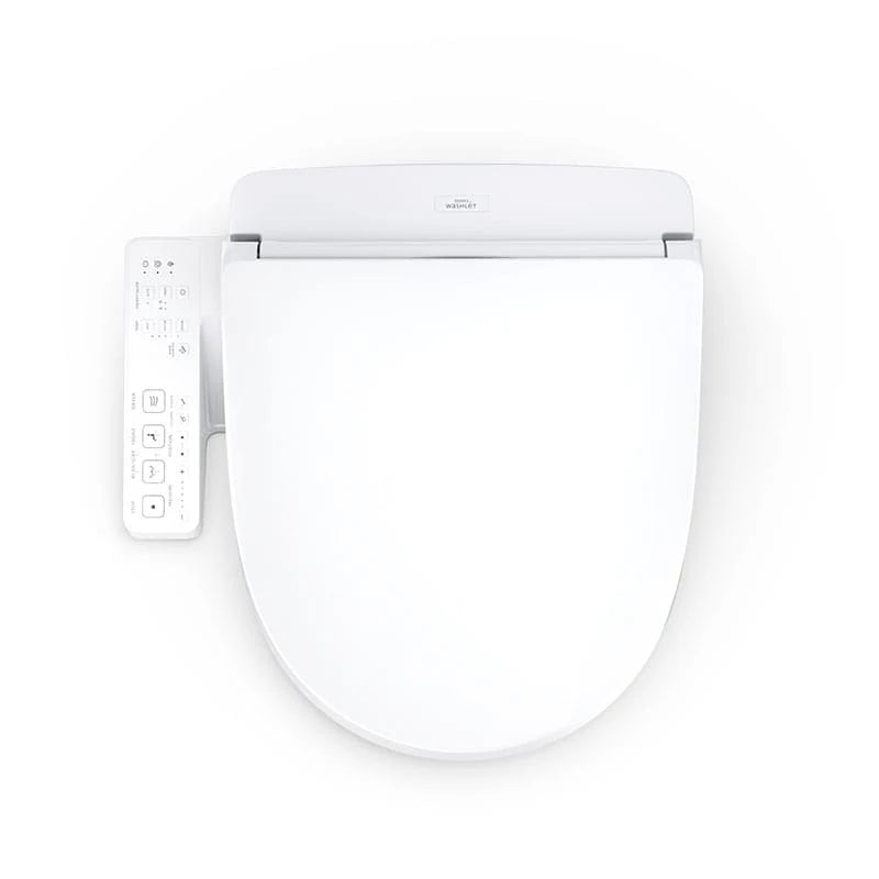 TOTO WASHLET S1 Bidet Seat - Round top view